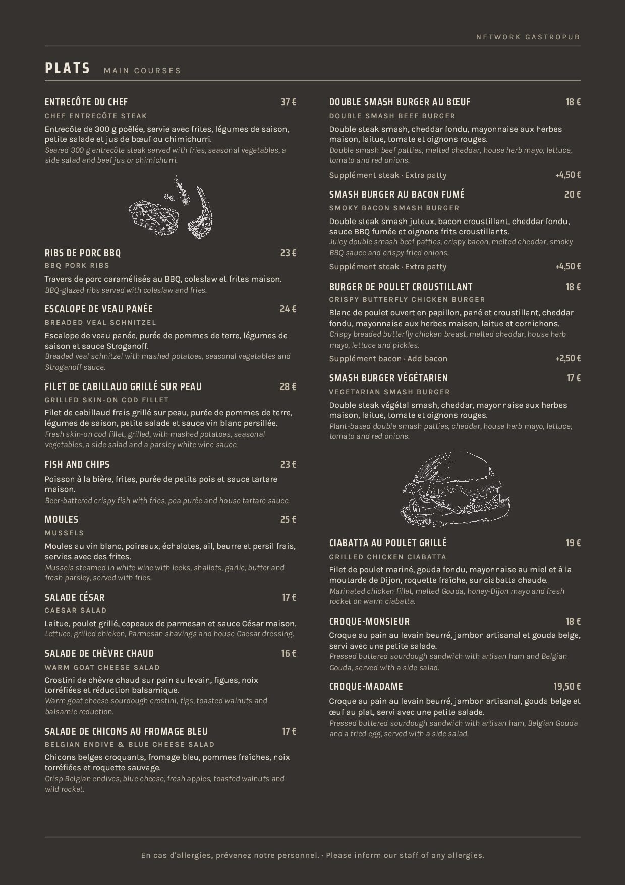Menu de Network Gastropub, page 5